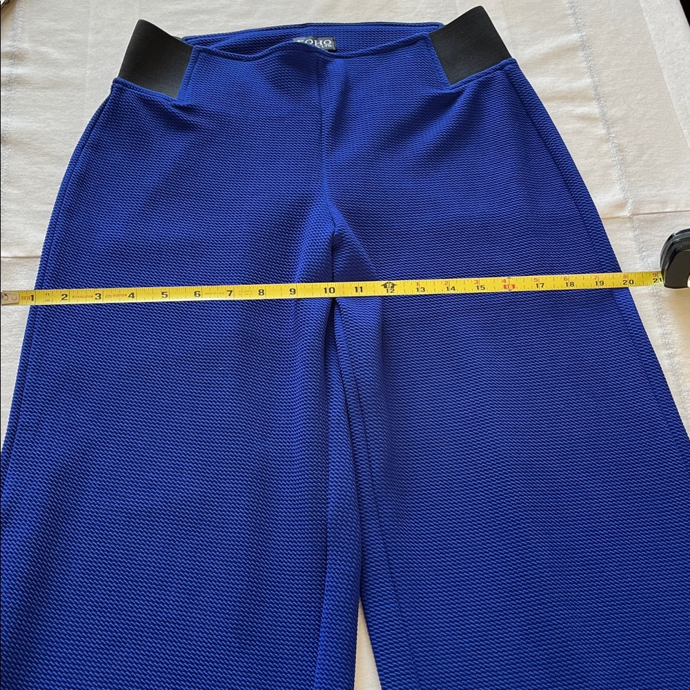 Soho Apparel Royal Blue Wide Leg Pants. Size S - Picture 5 of 6